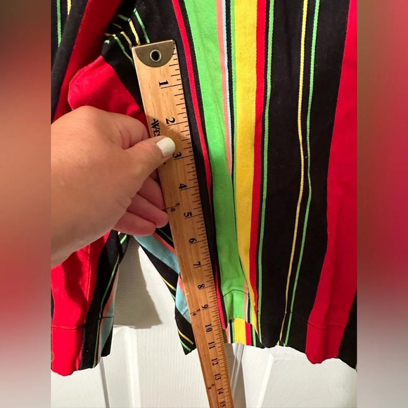 LOUDMOUTH 34 Crazy Stripe Bright Bold Ugly Awesome Golf Shorts Resort Vacation - Picture 10 of 11